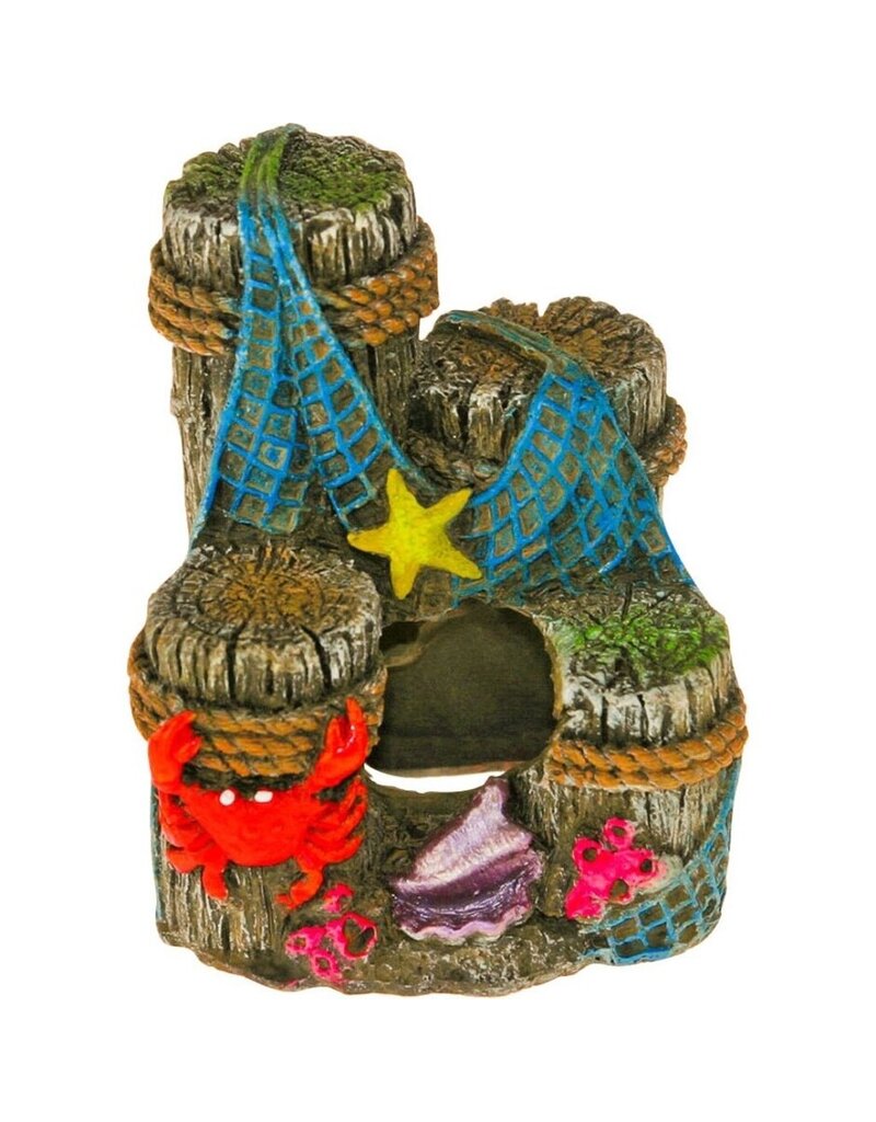 Blue Ribbon Pet Exotic Environments Pier Decor Multi Small