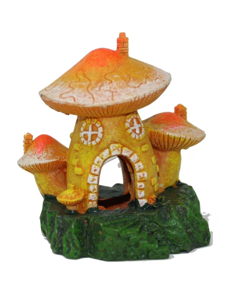 Blue Ribbon Pet Exotic Environments Mushroom Hut 3.5 x 2.75 In