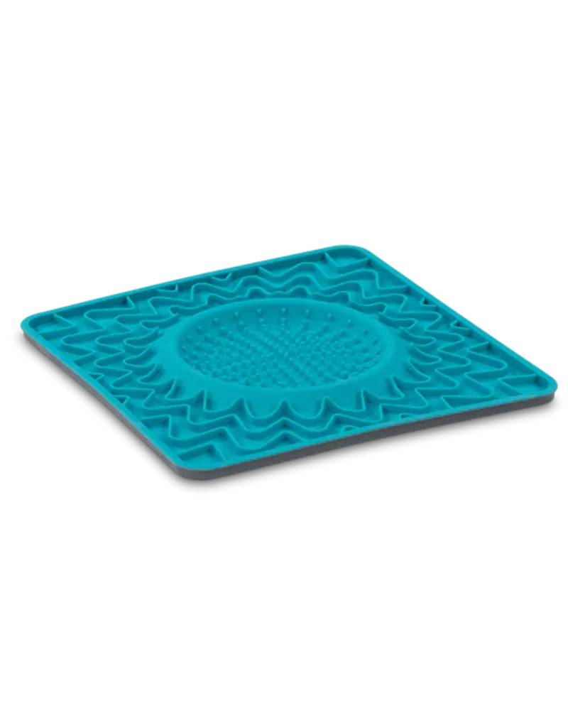 Messy Mutts Messy Mutts Framed Spill Resistant Silicone Lick Bowl Mat Enrichment Dog Feeder