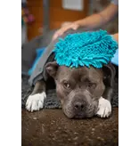 Messy Mutts Messy Mutts Microfiber Grooming Mitt Blue