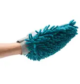 Messy Mutts Messy Mutts Microfiber Grooming Mitt Blue