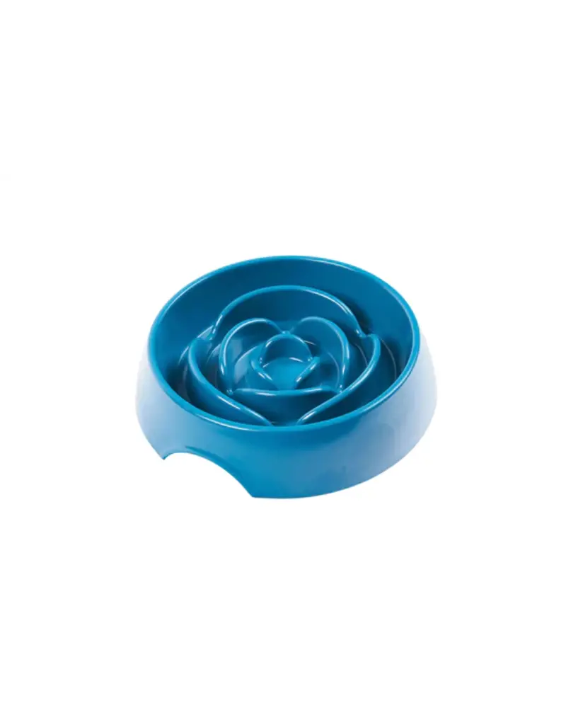 Messy Mutts Messy Mutts Dog Slow Feeder Blue 3 Cup