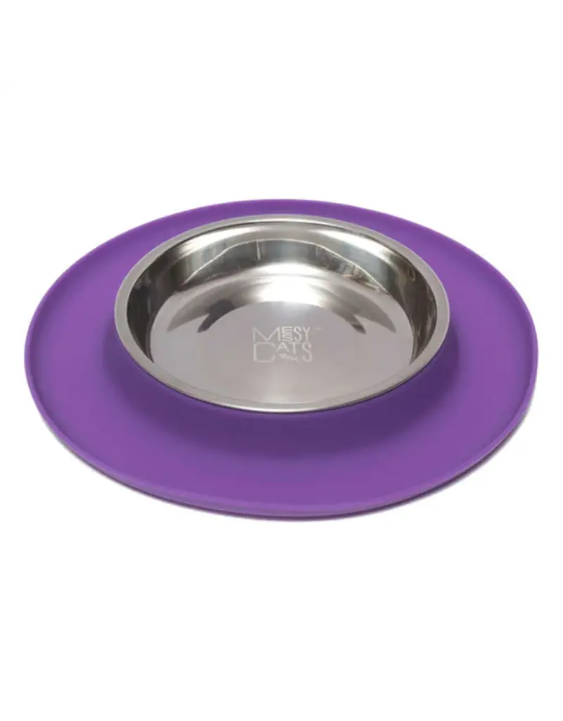 Messy Mutts Messy Cats Silicone Cat Feeder Bowl 1.75 Cups