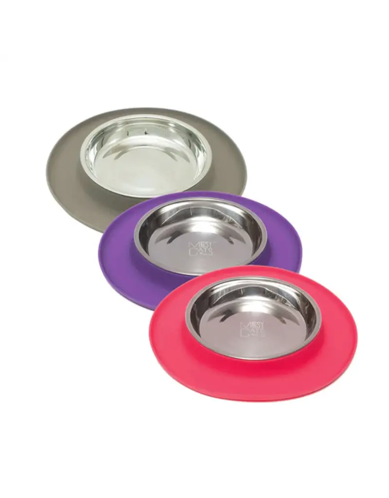 Messy Mutts Messy Mutts Silicone Cat Feeder Bowl 1.75 Cups
