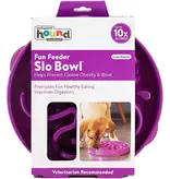 Outward Hound Outward Hound Fun Feeder Slo-Bowl Purple Lg