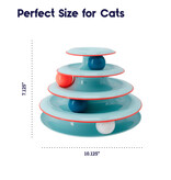Outward Hound Catstages Chase Meowtain Cat Track Interactive Toy