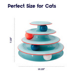 Outward Hound Chase Meowtain Cat Track 4 Tier Toy