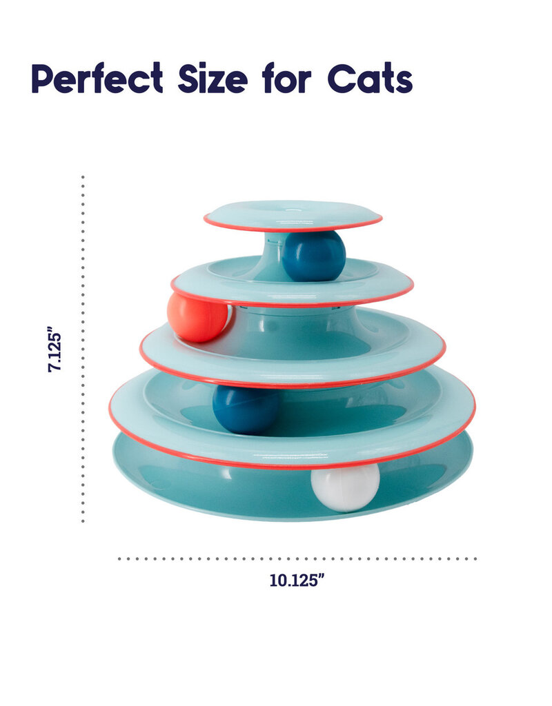 Outward Hound Catstages Chase Meowtain Cat Track Interactive Toy