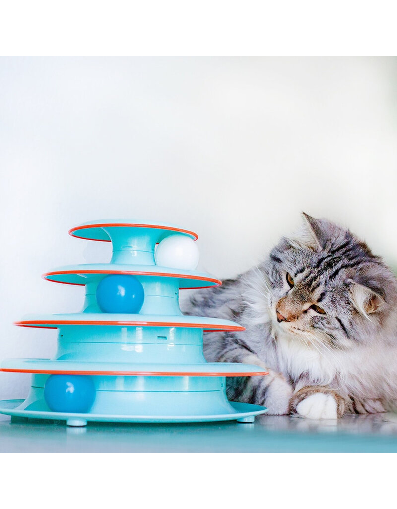 Outward Hound Catstages Chase Meowtain Cat Track Interactive Toy