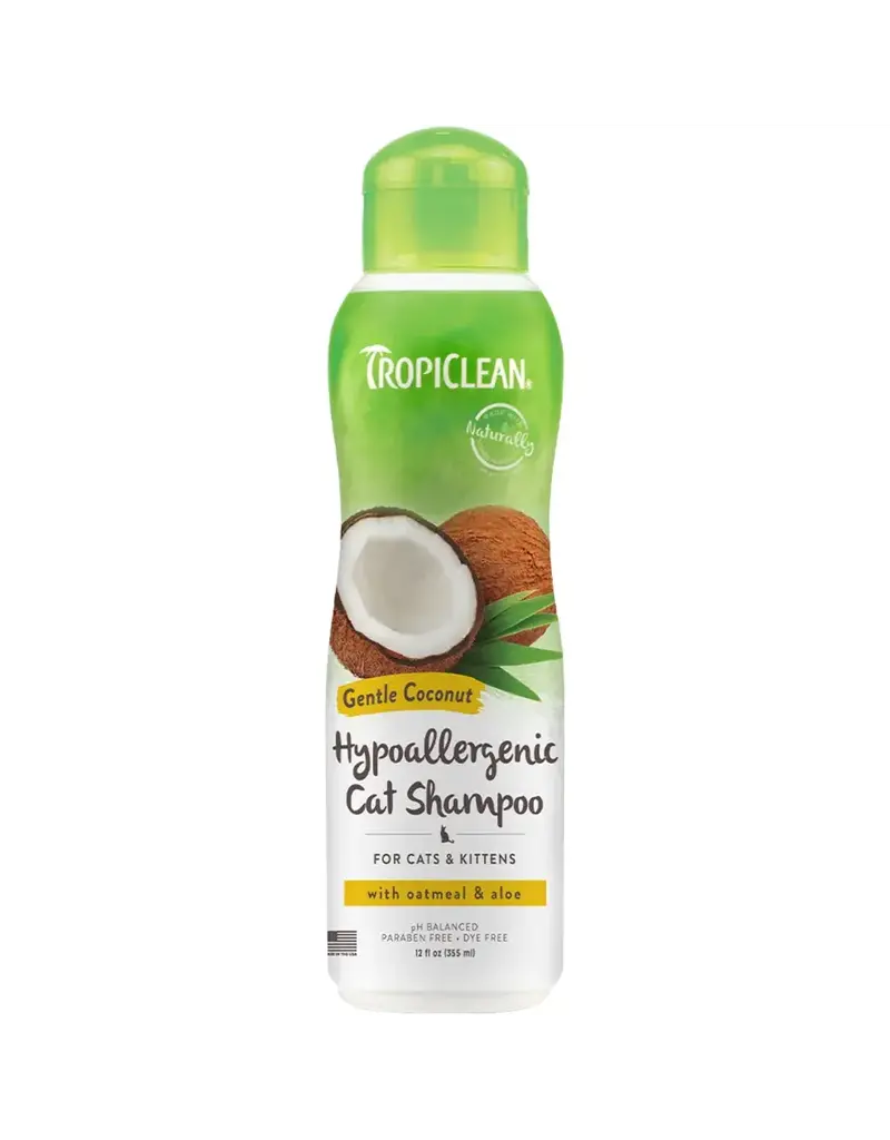 Tropiclean Tropiclean Deep Cleansing Cat/Kitten Shampoo Coconut 12 Oz