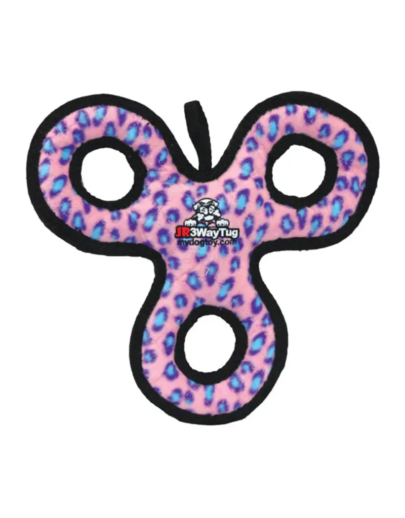 VIP Products Tuffy's Durable Squeaky Soft Jr 3 Way Tug Dog Toy