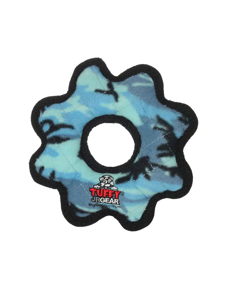 VIP Products Tuffy's Durable Squeaky Soft Jr Gear Ring Dog Toy