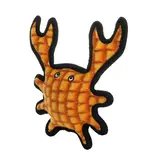 VIP Products Tuffy's Durable Squeaky Soft Milo the Plaid Crab Dog Toy