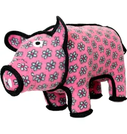 VIP Products Tuffy Durable Squeaky Soft Dog Toy Pig