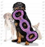 VIP Products Tuffy's Durable Squeaky Soft Ultimate 3 Way Tug Dog Toy