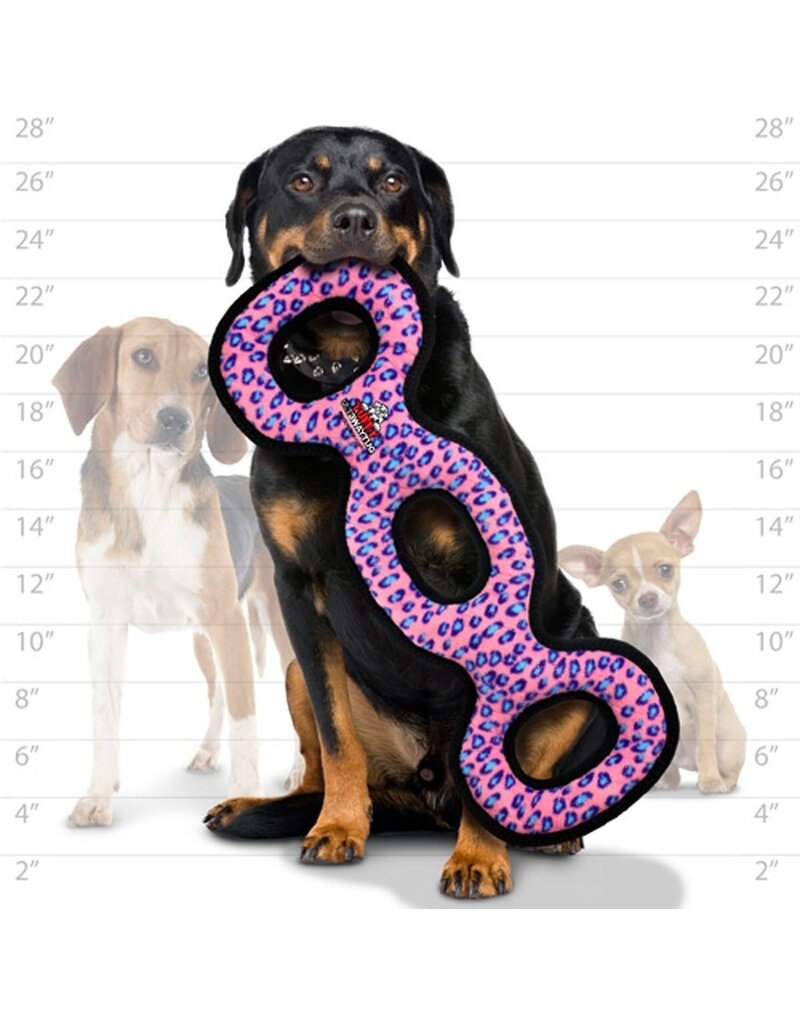 VIP Products Tuffy's Durable Squeaky Soft Ultimate 3 Way Tug Dog Toy