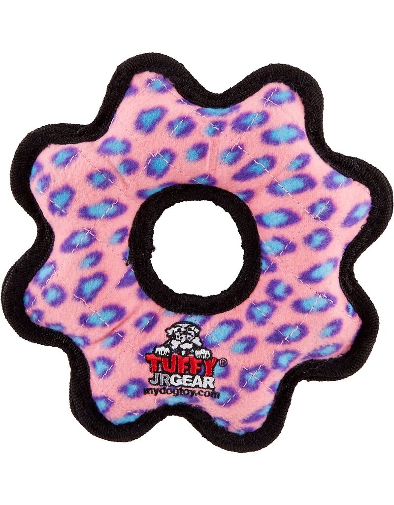 VIP Products Tuffy's Durable Squeaky Soft Ultimate Gear Ring Dog Toy