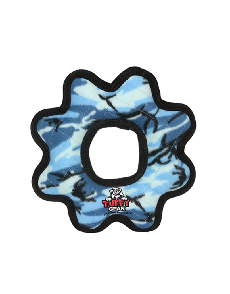 VIP Products Tuffy's Durable Squeaky Soft Ultimate Gear Ring Dog Toy