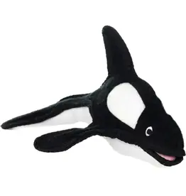 VIP PRODUCTS LLC Tuffy's Durable Squeaky Soft Kinley the Killer Whale Dog Toy