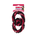 Kong Company Kong Signature Rope Double Ring Tug Dog Toy 11In