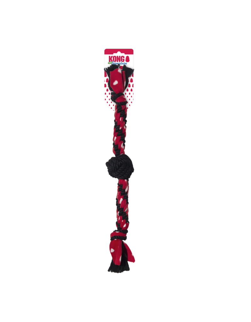 Kong Company Kong Signature Rope Dual Knot w/ Ball Dog Toy 22.5In