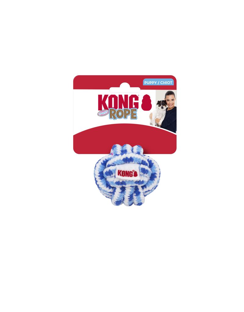 Kong Company Kong Puppy Rope Ball Dog Toy