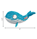 Kong Company Kong Cuteseas Whale Dog Toy Blue Large