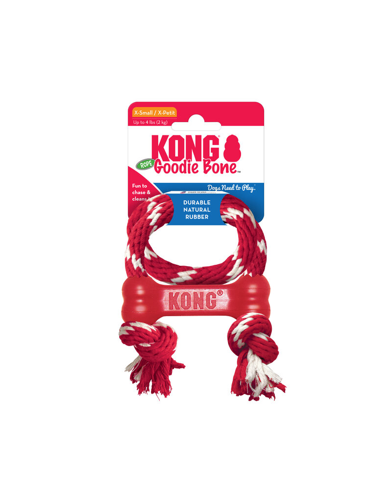 Kong Company Kong Goodie Bone with Rope XS