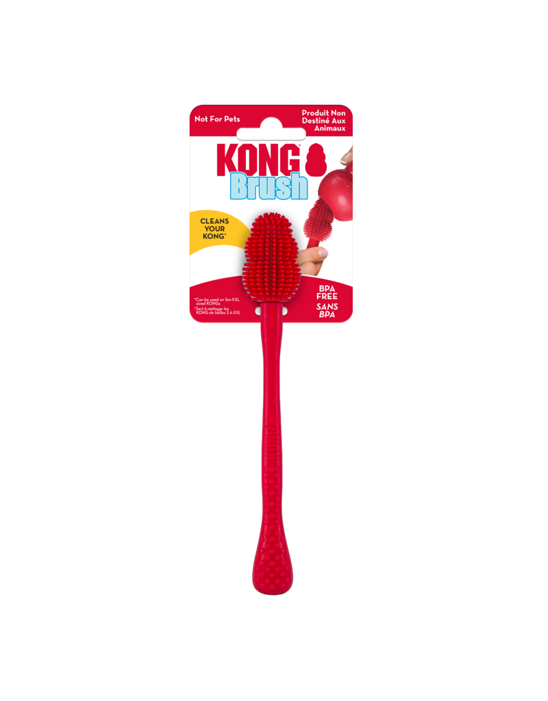 Kong Company Kong Cleaning Brush Red