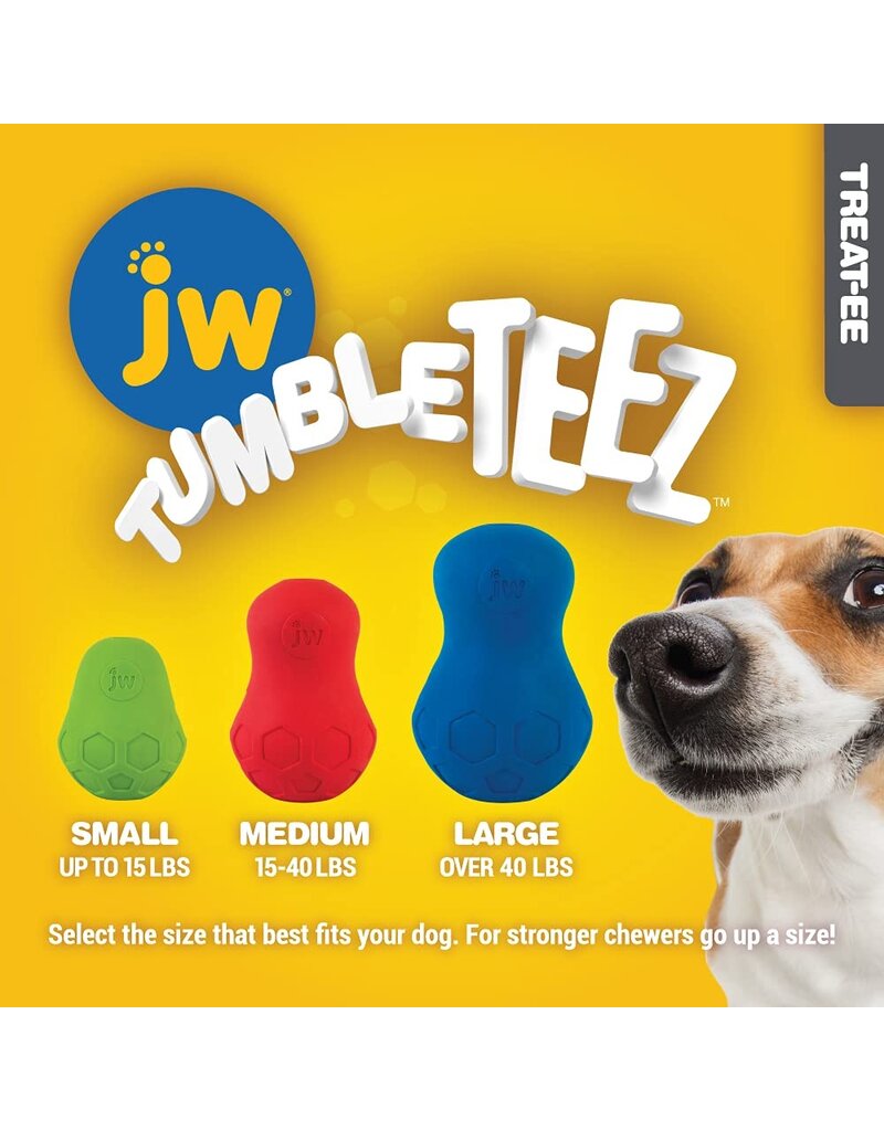 JW JW Tumble Teez Treat Dispensing Dog Toy