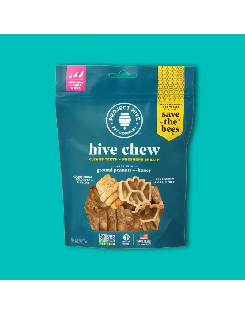 Project Hive Project Hive Chew Treat Peanut Butter  Large 8 Oz