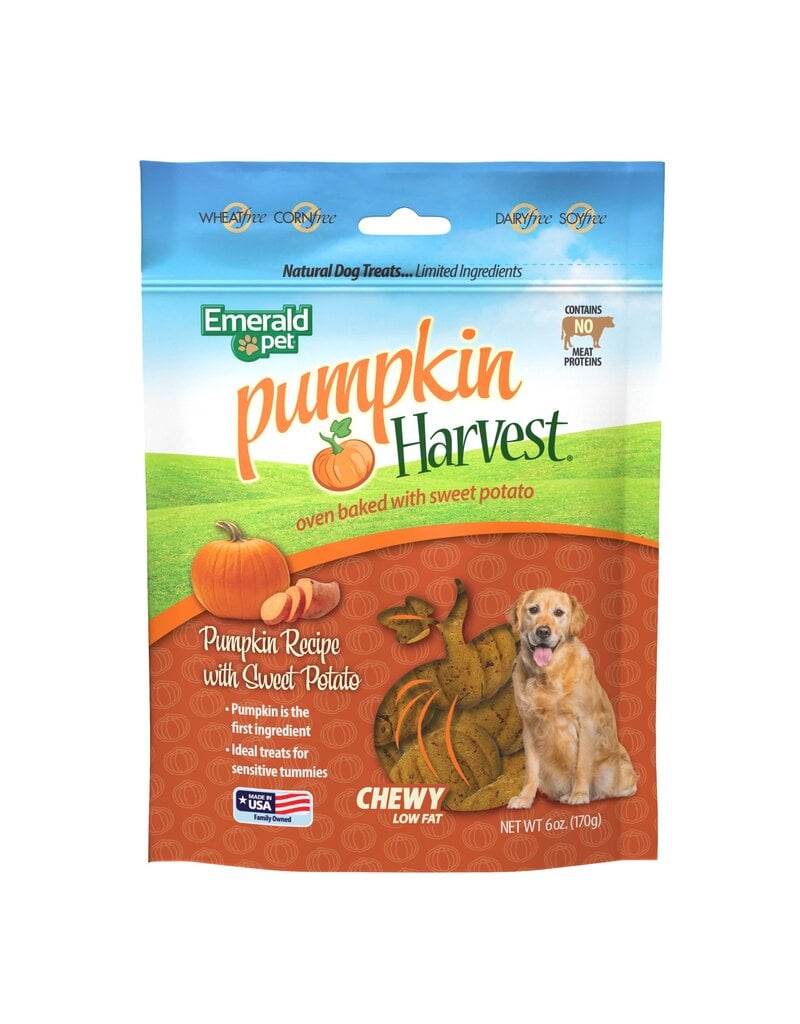 Emerald Pet Emerald Pet Pumpkin Harvest Treats 6Oz