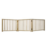 Four Paws Four Paws Free Standing Folding 3 Panel Wood Gate 30-64W x 17H