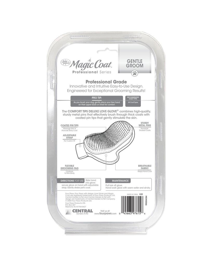Four Paws Four Paws Magic Coat Professional Comfort Tip Grooming Glove