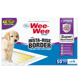 Four Paws Four Paws Wee-Wee Pads with Insta-Rise Border 50 pk