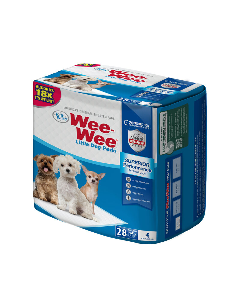 Four Paws Four Paws Wee-Wee Pads for Little Dogs 16.5 x 23.5  28 pk