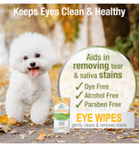 Four Paws Four Paws Healthy Promise Eye Wipes for Dogs and Cats 35 Ct