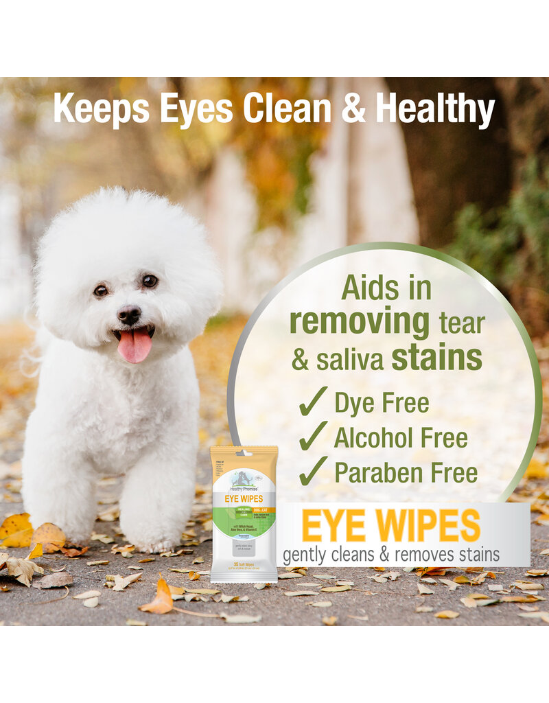 Four Paws Four Paws Healthy Promise Eye Wipes for Dogs and Cats 35 Ct