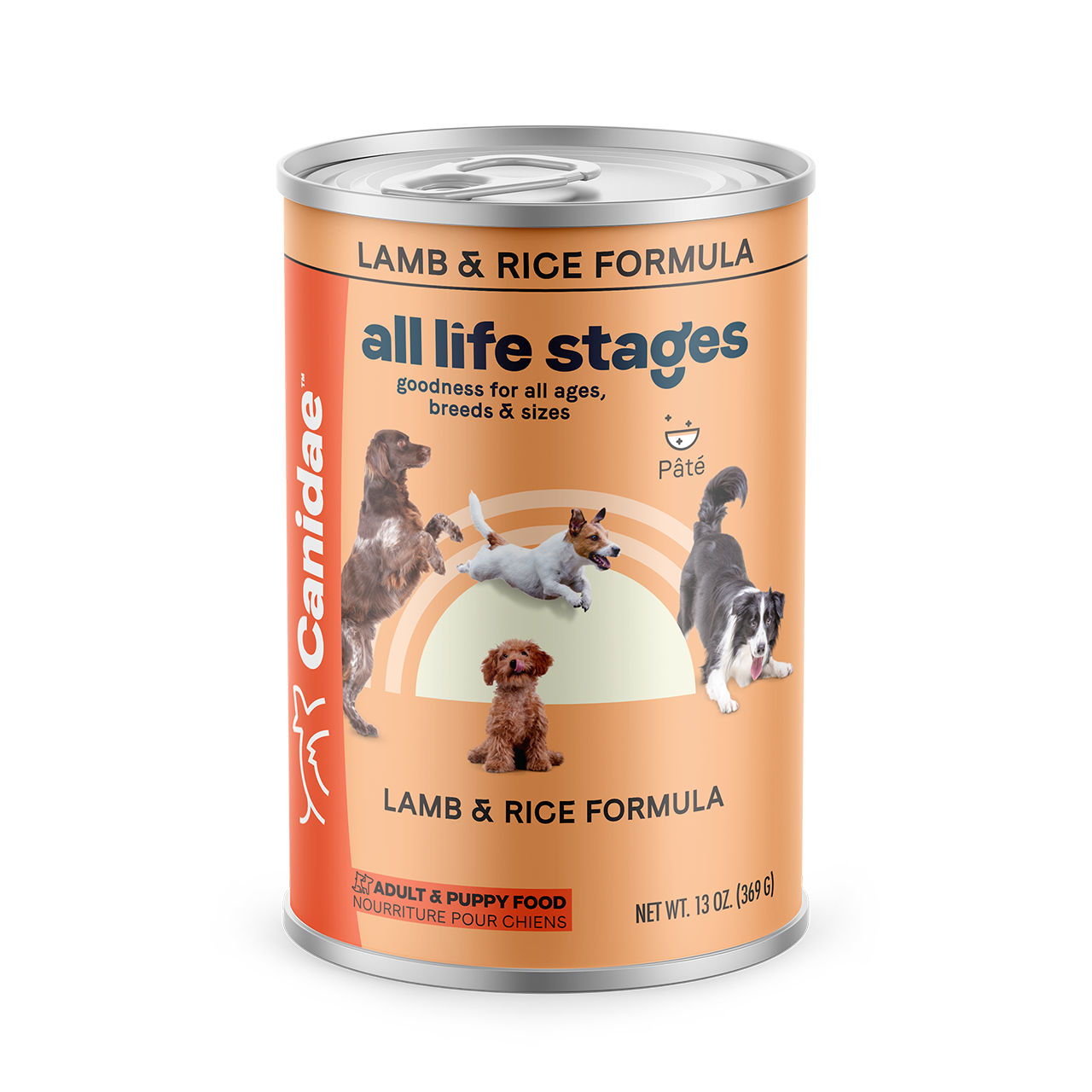 Canidae All Life Stages Lamb Rice Dog Food 13oz can Noah's Ark
