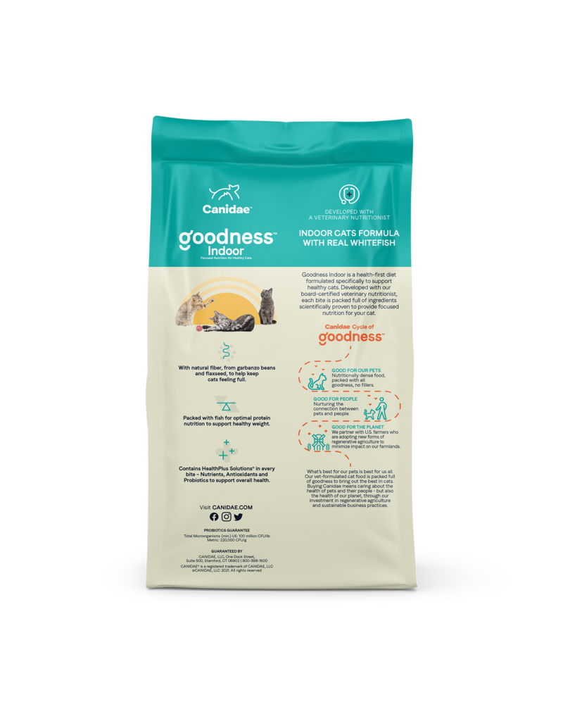 Canidae Canidae Goodness for Indoor Whitefish Dry Cat Food