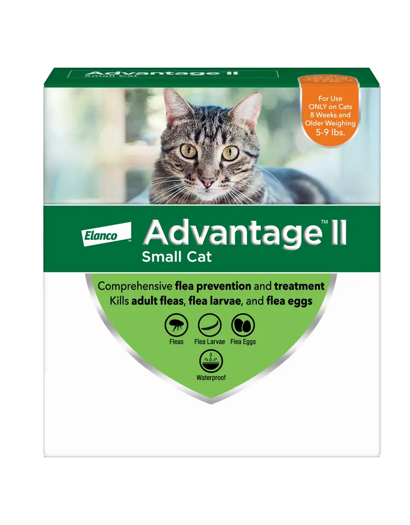 Advantage II Advantage II Flea Treatment Topical for Cats to 9 Lb 4 Pk