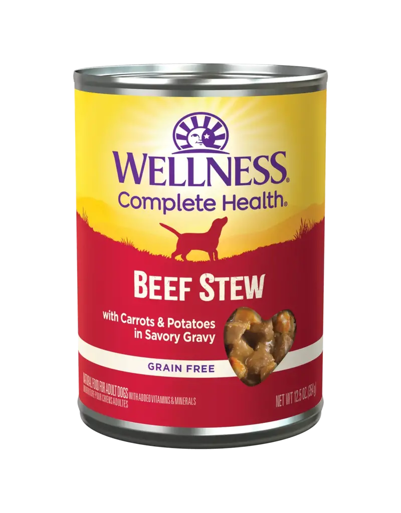 Wellness Wellness Beef Stew with Carrots & Potatoes in Gravy Dog Food 12.5 Oz can