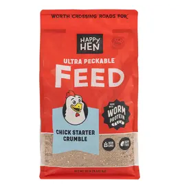 Happy Hen Happy Hen Ultra Peckable Feed Chick Starter Crumble 10 lb