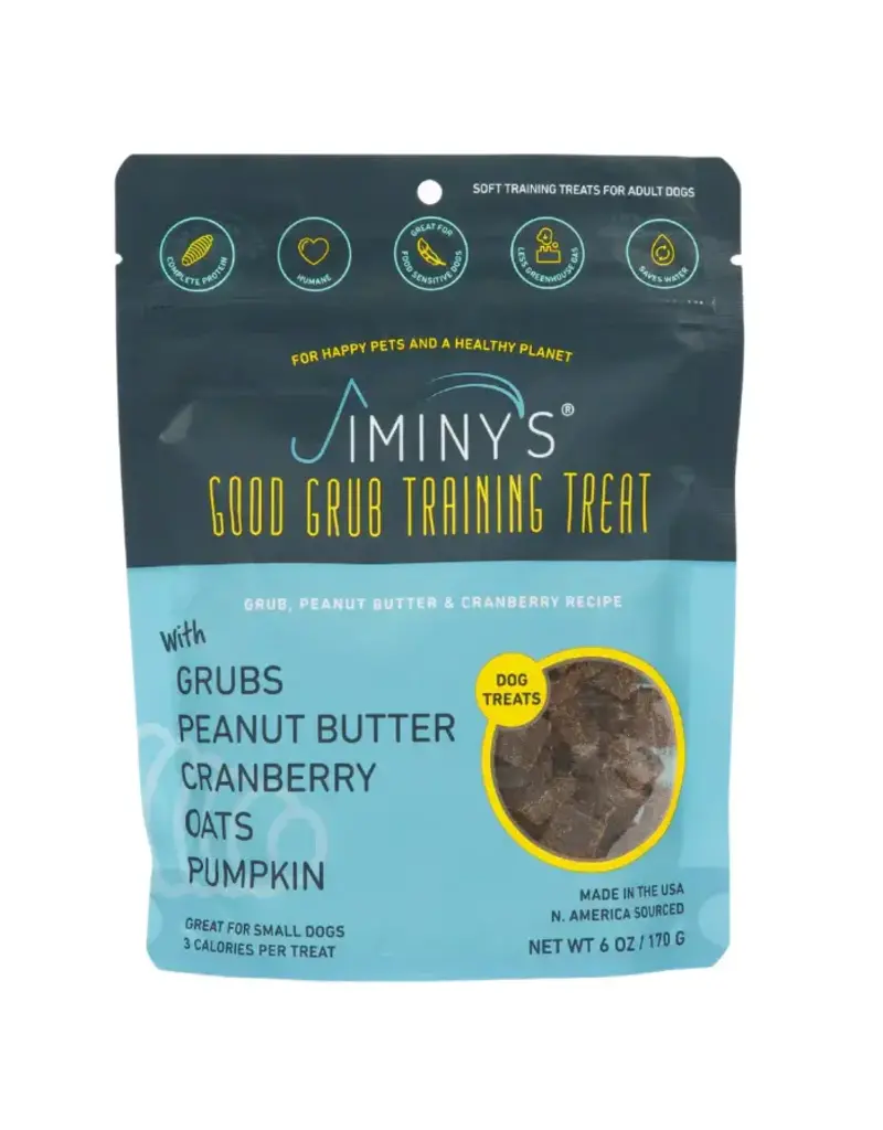 Jiminy Jiminy Peanut Butter and Cranberry Soft and Chewy Training Treats 6 Oz