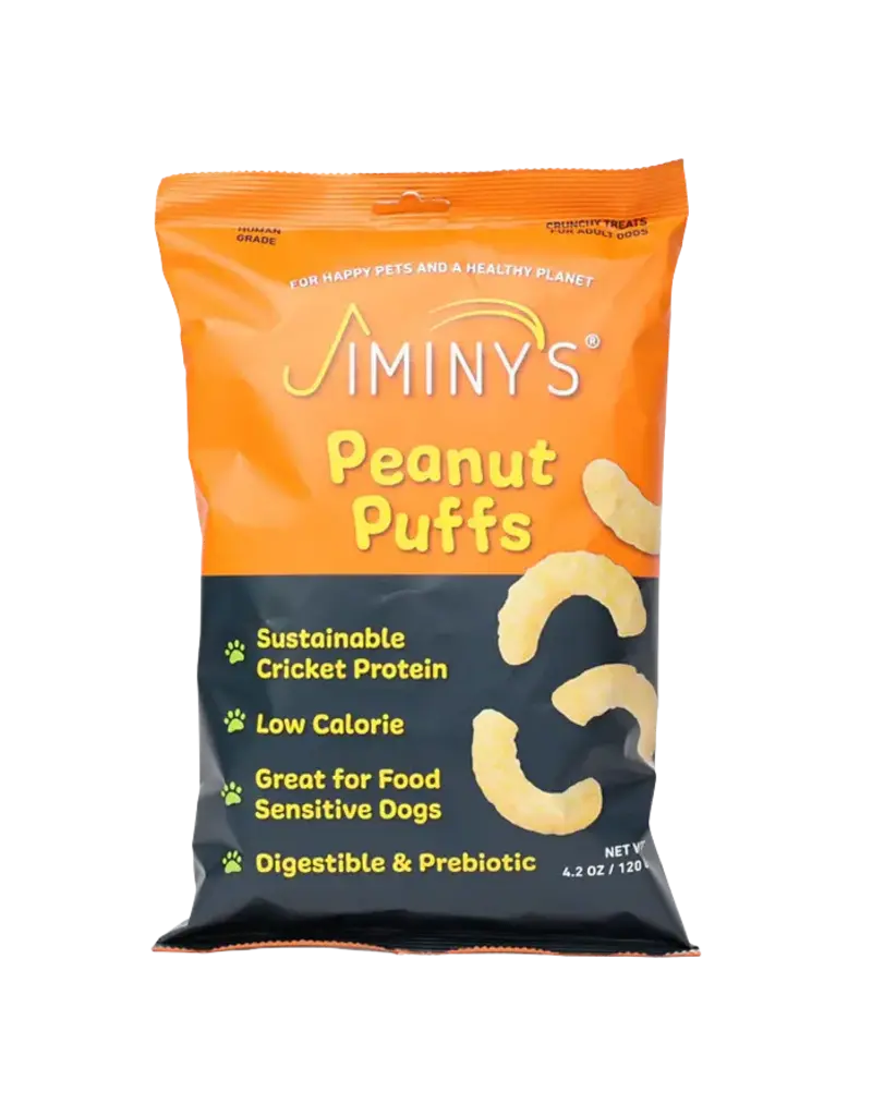 Jiminy Jiminy Peanut Puffs Treat 4.2 Oz