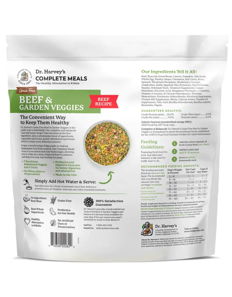 Dr Harvey Dr Harvey's Garden Veggies Beef GF 5lb