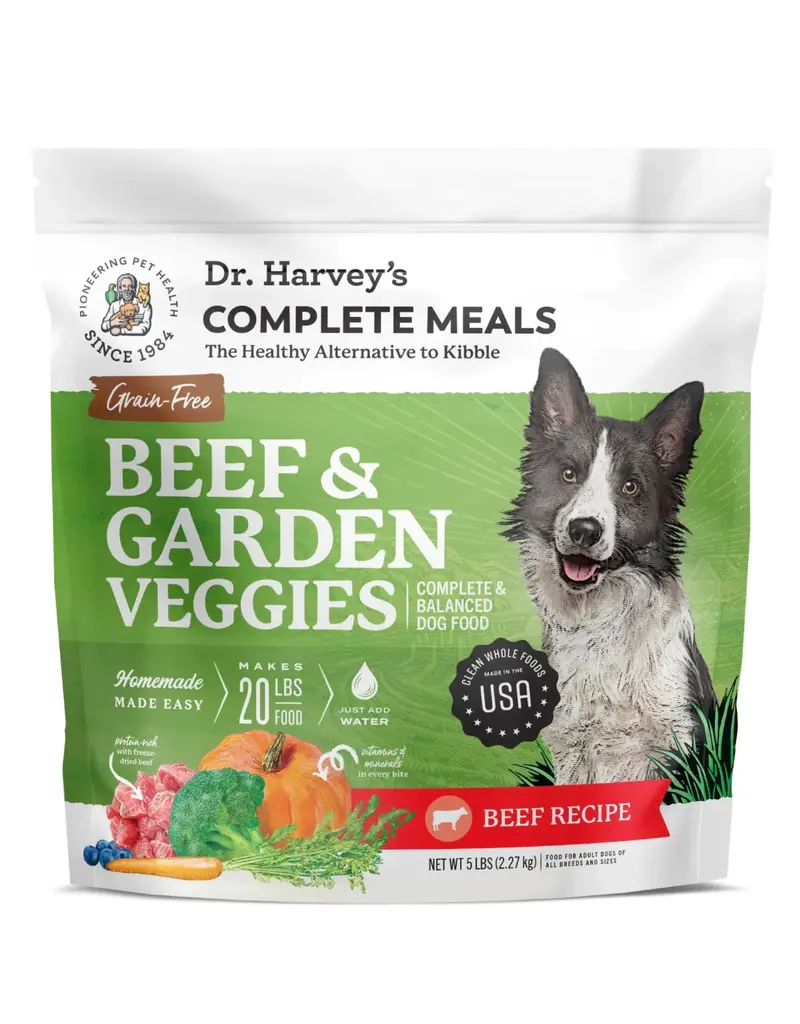 Dr Harvey Dr Harvey's Garden Veggies Grain Free Beef Dog Food 5lb