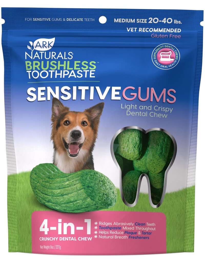 Ark Naturals Ark Sensitive Gums Dog Toothpaste Chew 7.8 Oz