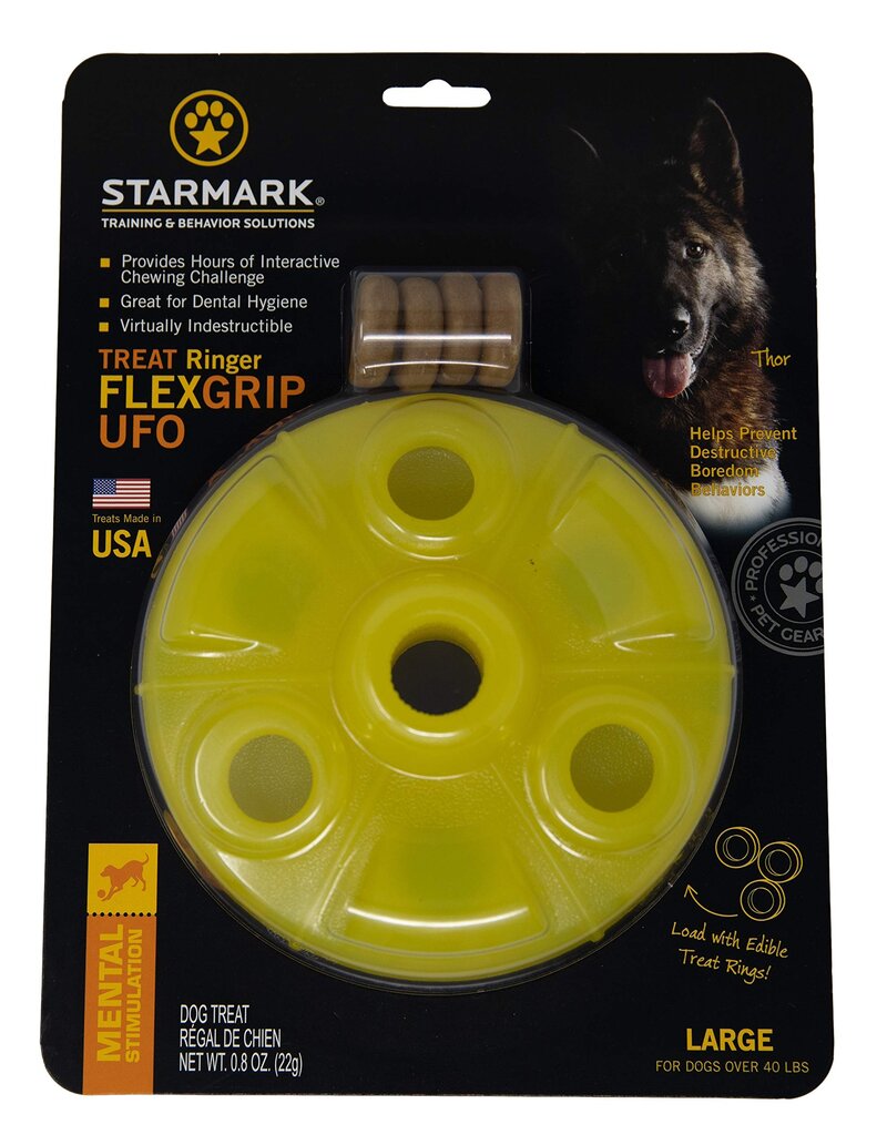 Starmark Starmark Treat Ringer Flexgrip UFO