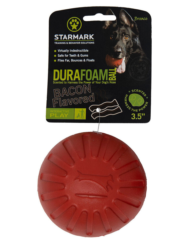 Starmark Starmark Durafoam Bacon Ball Dog Toy Large